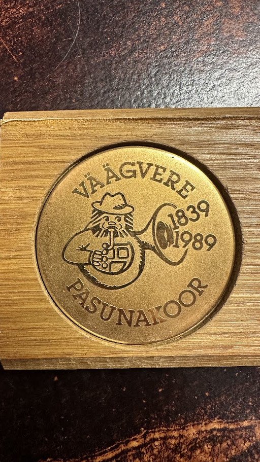 Medal: Väägvere Pasunakoor 1839-1989