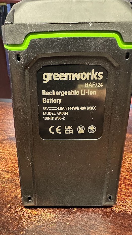 Aku Greenworks 4Ah  40V