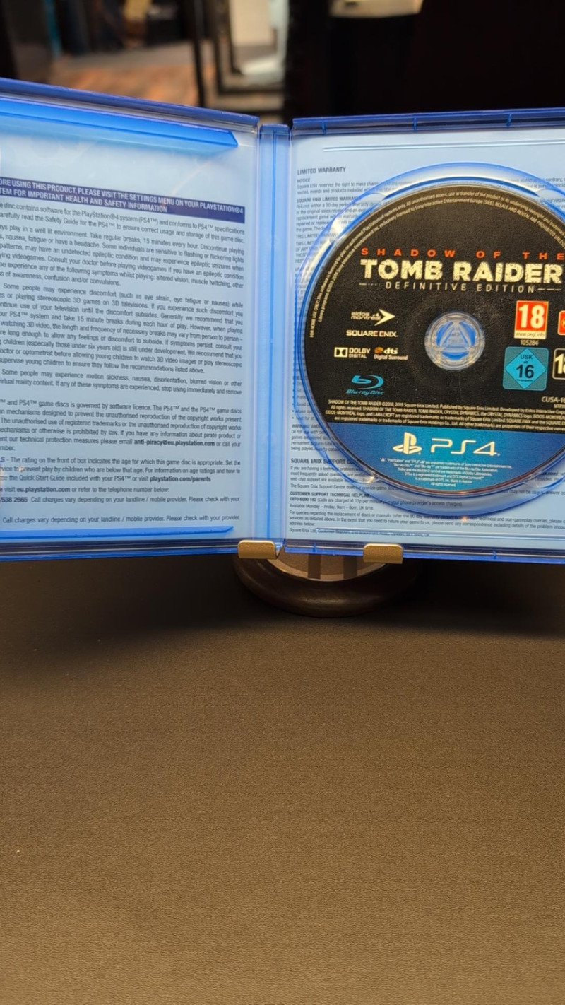 PS4 mäng Shadow of Tomb Raider