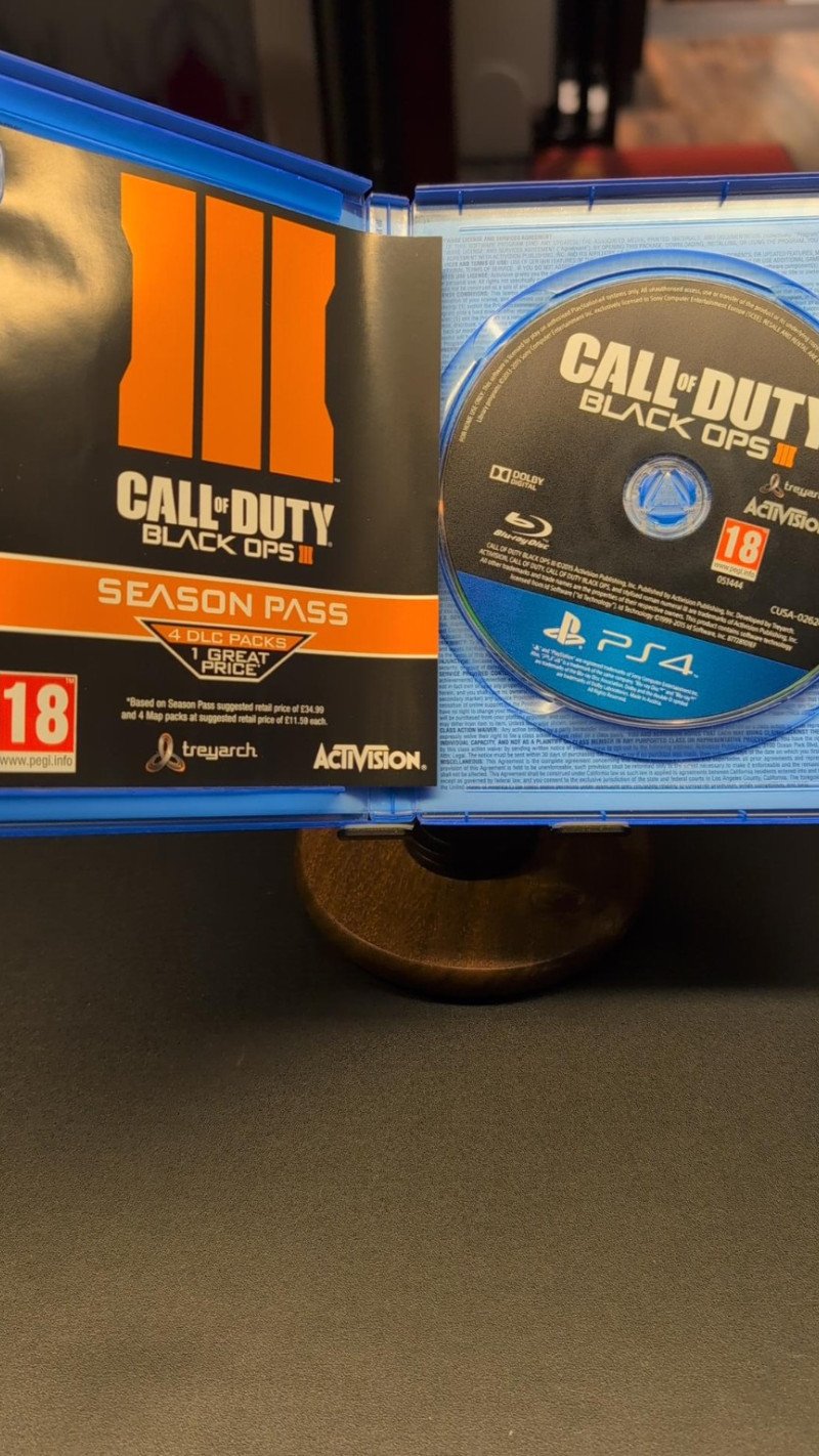 PS4 mäng Call of Duty Black ops 3