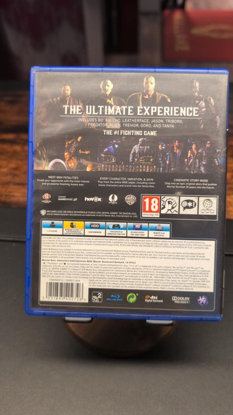 PS4 mäng Mortal Kombat XL