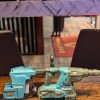 Makita akupuurvasar DHR281ZWJ + tolmukogumissüsteem