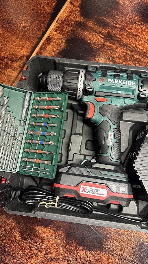 Akutrelli komplekt: akutrell Parkside Pabs 20-li